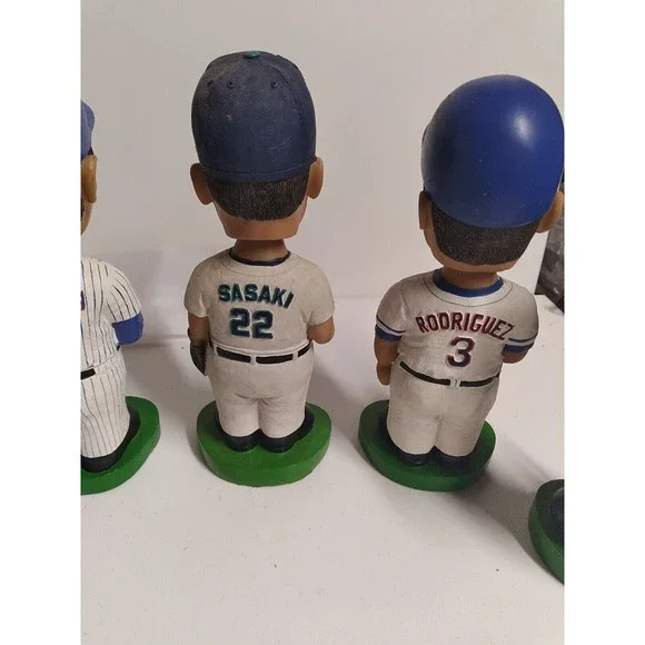 2001 All Star Game Players Bobbleheads 5 FIGURINES
